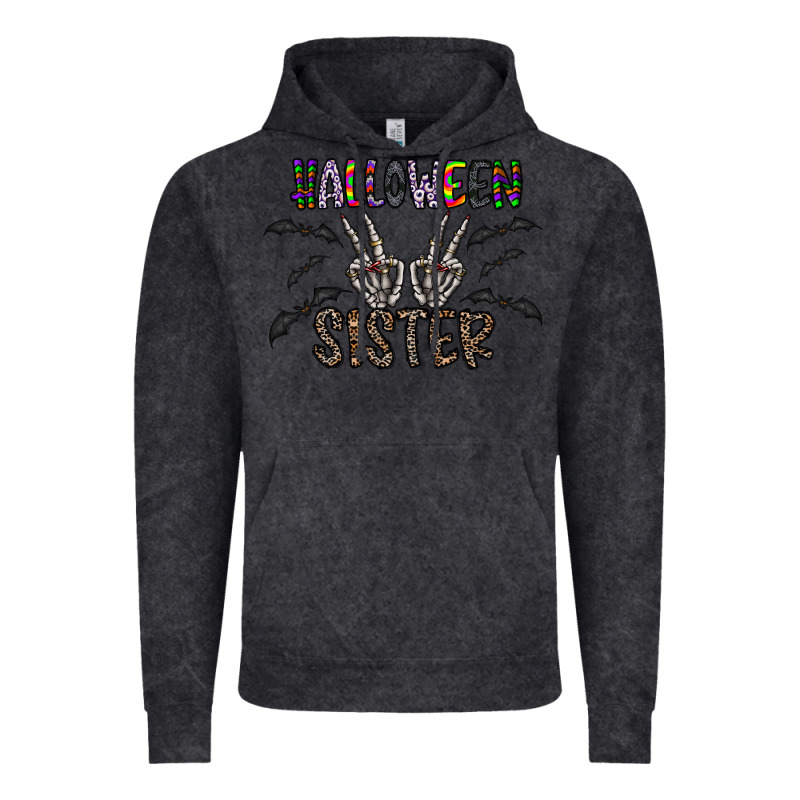 Halloween Sister Vintage Hoodie by CowhideDigitalArt | Teevron
