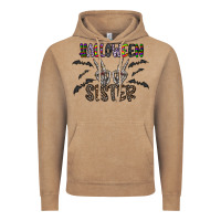 Vintage Coffee halloween sister Vintage Hoodie - CowhideDigitalArt