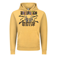 Vintage Mustard halloween sister Vintage Hoodie - CowhideDigitalArt