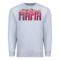 Heather Grey Western Mama Premium Sweatshirt - BundleAndBundleShop