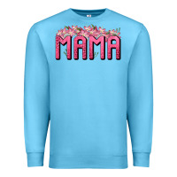 Ocean Blue Western Mama Premium Sweatshirt - BundleAndBundleShop