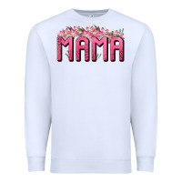 White Western Mama Premium Sweatshirt - BundleAndBundleShop