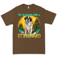 Cacao life is better with a st.bernard Premium Tee - texasbilliewilder