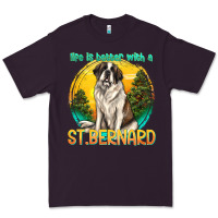 Plum life is better with a st.bernard Premium Tee - texasbilliewilder
