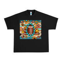 Black football cowhide sunflower Urban Heavy Tee - JahusDesignShop