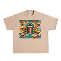 Burro football cowhide sunflower Urban Heavy Tee - JahusDesignShop