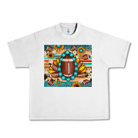 Lunar Rock football cowhide sunflower Urban Heavy Tee - JahusDesignShop
