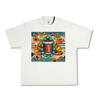 Pistachio football cowhide sunflower Urban Heavy Tee - JahusDesignShop