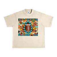 Sandshell football cowhide sunflower Urban Heavy Tee - JahusDesignShop