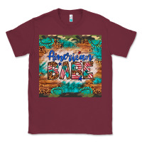 Burgundy american babe Classic Tee - Artiststas