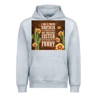 Heather Grey i am a proud brother Urban Hoodie - TumblerDesignByShophia