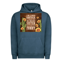 Pigment Midnight Navy i am a proud brother Urban Hoodie - TumblerDesignByShophia