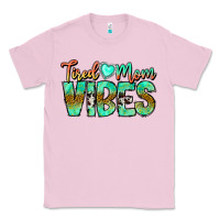Bubblegum Pink Tired Mom Vibes Classic Tee - CowhideDigitalArt