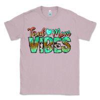 Lilac Tired Mom Vibes Classic Tee - CowhideDigitalArt