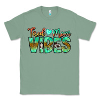 Sage Tired Mom Vibes Classic Tee - CowhideDigitalArt