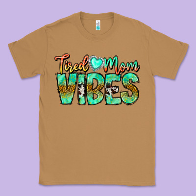Tired Mom Vibes Classic Tee Designed By Cowhidedigitalart