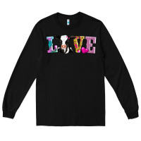 Black love with cow Long Sleeve Tee - AdoDesignShop