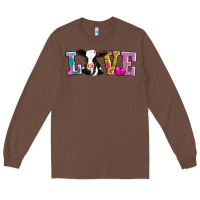 Chestnut love with cow Long Sleeve Tee - AdoDesignShop