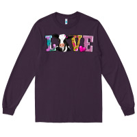 Plum love with cow Long Sleeve Tee - AdoDesignShop
