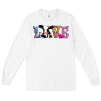 White love with cow Long Sleeve Tee - AdoDesignShop