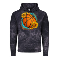 Cloud Black western basketball with sunflower Vintage Hoodie - HRA Design Shop
