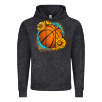 Vintage Black western basketball with sunflower Vintage Hoodie - HRA Design Shop