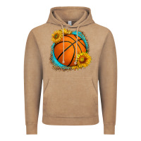 Vintage Coffee western basketball with sunflower Vintage Hoodie - HRA Design Shop