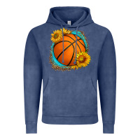 Vintage Denim western basketball with sunflower Vintage Hoodie - HRA Design Shop