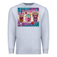 Heather Grey Western Mom Coffee Cups Tumbler Premium Sweatshirt - BundleAndBundleShop