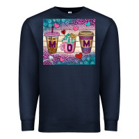 Navy Western Mom Coffee Cups Tumbler Premium Sweatshirt - BundleAndBundleShop