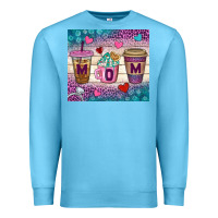 Ocean Blue Western Mom Coffee Cups Tumbler Premium Sweatshirt - BundleAndBundleShop