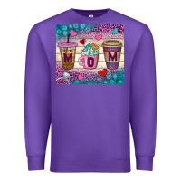 Purple Western Mom Coffee Cups Tumbler Premium Sweatshirt - BundleAndBundleShop