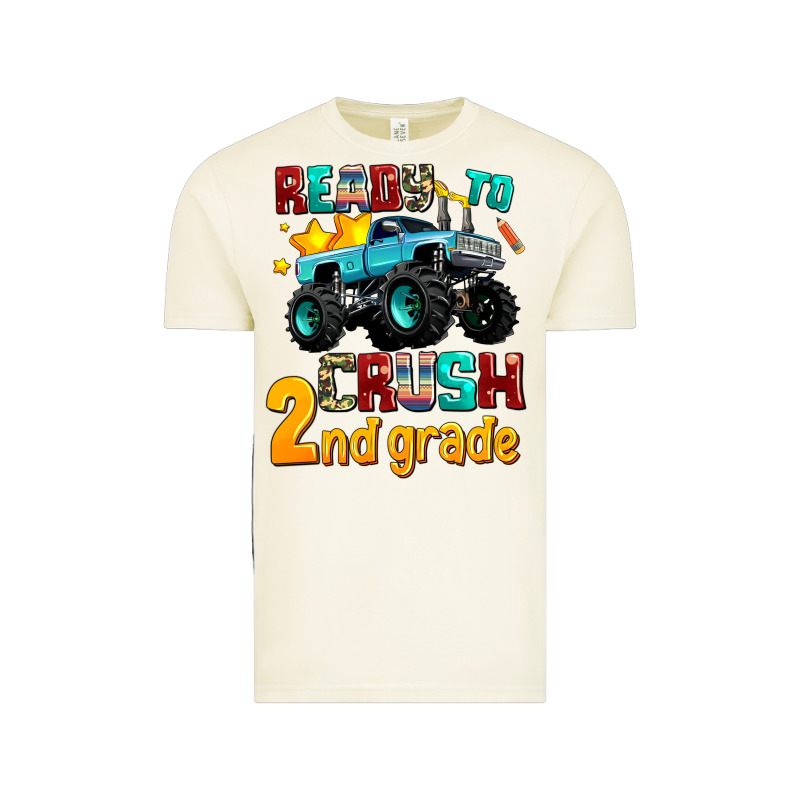 Ready To School Crush 2nd Grade Vintage Tee by AdoDesignShop | Teevron