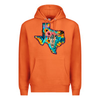 Carrot Western Sunflower, Rose, Gemstsone, Turquoise Bull Skull Premium Hoodie - Bettercallsaul