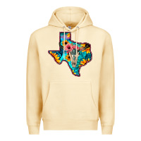Pina Colada Western Sunflower, Rose, Gemstsone, Turquoise Bull Skull Premium Hoodie - Bettercallsaul