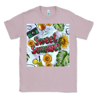 Lilac sweet summer seamless pattern Classic Tee - BundleAndBundleShop