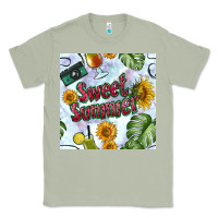 Matcha sweet summer seamless pattern Classic Tee - BundleAndBundleShop