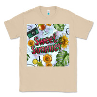 Mushroom sweet summer seamless pattern Classic Tee - BundleAndBundleShop
