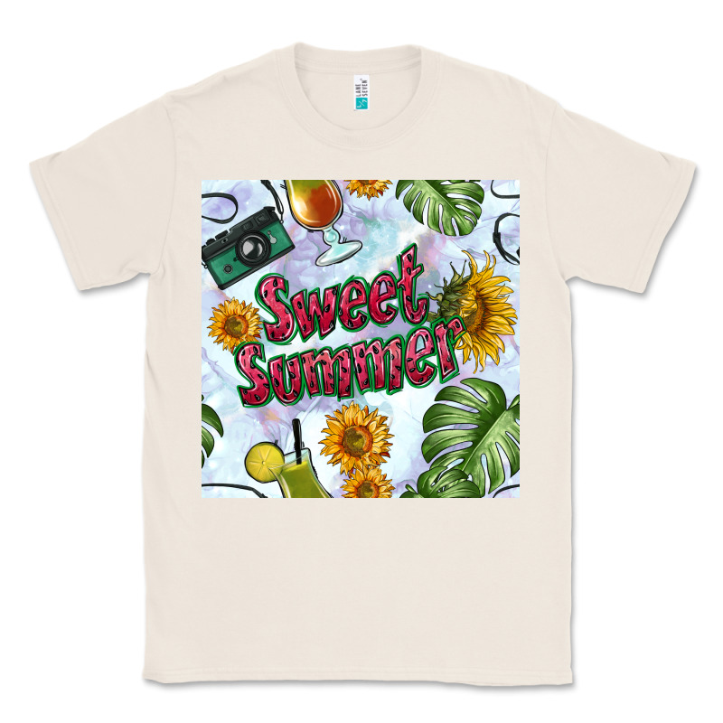 Sweet Summer Seamless Pattern Classic Tee by BundleAndBundleShop | Teevron