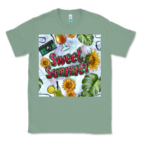 Sage sweet summer seamless pattern Classic Tee - BundleAndBundleShop