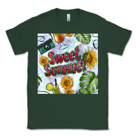 Sports Green sweet summer seamless pattern Classic Tee - BundleAndBundleShop
