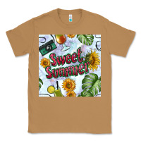 Toasted Coconut sweet summer seamless pattern Classic Tee - BundleAndBundleShop