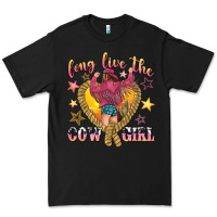 Black long live the cowgirl Premium Tee - texasbilliewilder