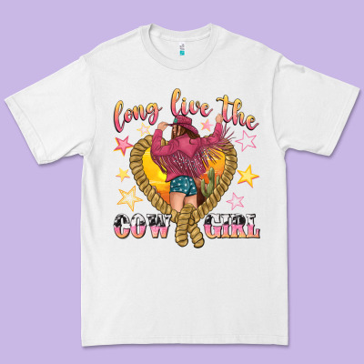 Long Live The Cowgirl Premium Tee Designed By Texasbilliewilder