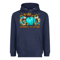 Navy with god all things are possible  copy Heavyweight Hoodie - MaliasSmallBusiness