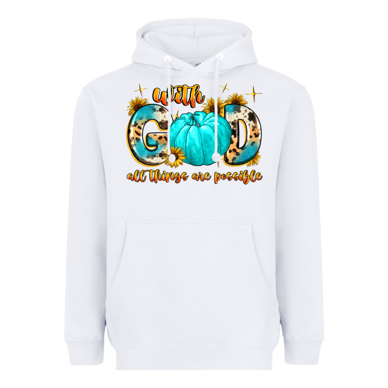 With God All Things Are Possible  Copy Heavyweight Hoodie by MaliasSmallBusiness | Teevron