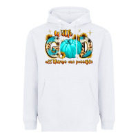 White with god all things are possible  copy Heavyweight Hoodie - MaliasSmallBusiness