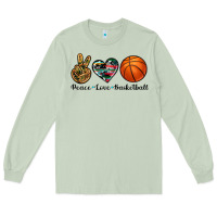 Matcha peace love basketball Long Sleeve Tee - Artiststas
