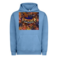 Pigment Pebble Blue Tiger America tumbler 4th of july Urban Hoodie - HowdyJamesFarm