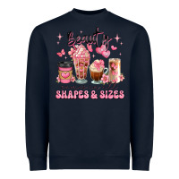 Navy beauty comes in all shapes and sizes coffee cups Heavyweight Sweatshirt - JahusDesignShop